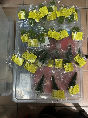 NOCH 25962 - H0,TT,N Deciduous Trees, Conifers, 100 Pieces