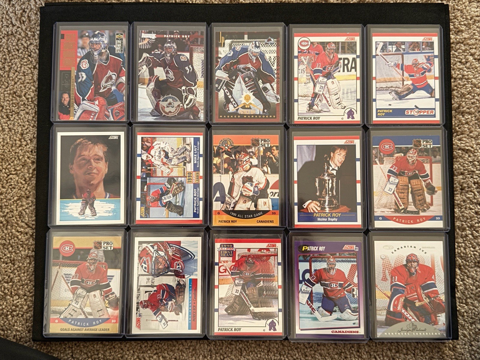 1996-97 Leaf Preferrd MASKED MARAUDERS 1101/2500 PATRICK ROY #4
