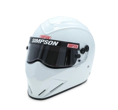 Simpson Racing 7297121 SA2020 Diamondback Racing Helmet 7-1/2 White