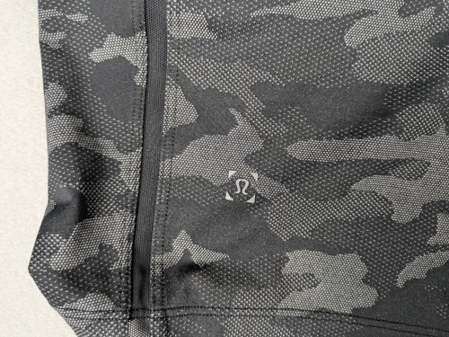 Lululemon Shorts Mens L Grey Camo Active Lined License To Train Abrasion Resist - Picture 3 of 12