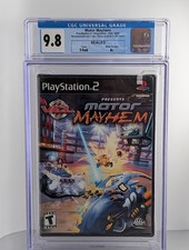Motor Mayhem PlayStation 2 PS2 Graded CGC 9.8 A+ SEALED POP 1 UPC Punch Promo