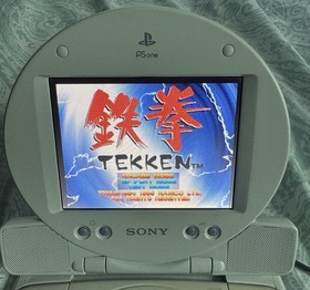 Sony PS One Console & LCD Screen SCPH101 Power Cord, Games, Memory Card, Control