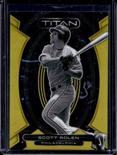 2023 Chronicles Scott Rolen Titan Gold #/10 Phillies