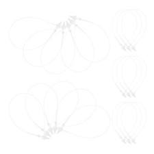 3000 Pcs Garment Fasteners Tag Clothing Tags Plastic Hanging Loop