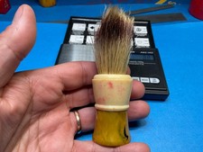 BEAUTIFUL BAKELITE SHAVING CREAM BRUSH  - LOOK AT PICTURES FOR DETAILS  