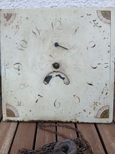 Longcase / Grandfather Clock Movement And dial To Restore Antique 