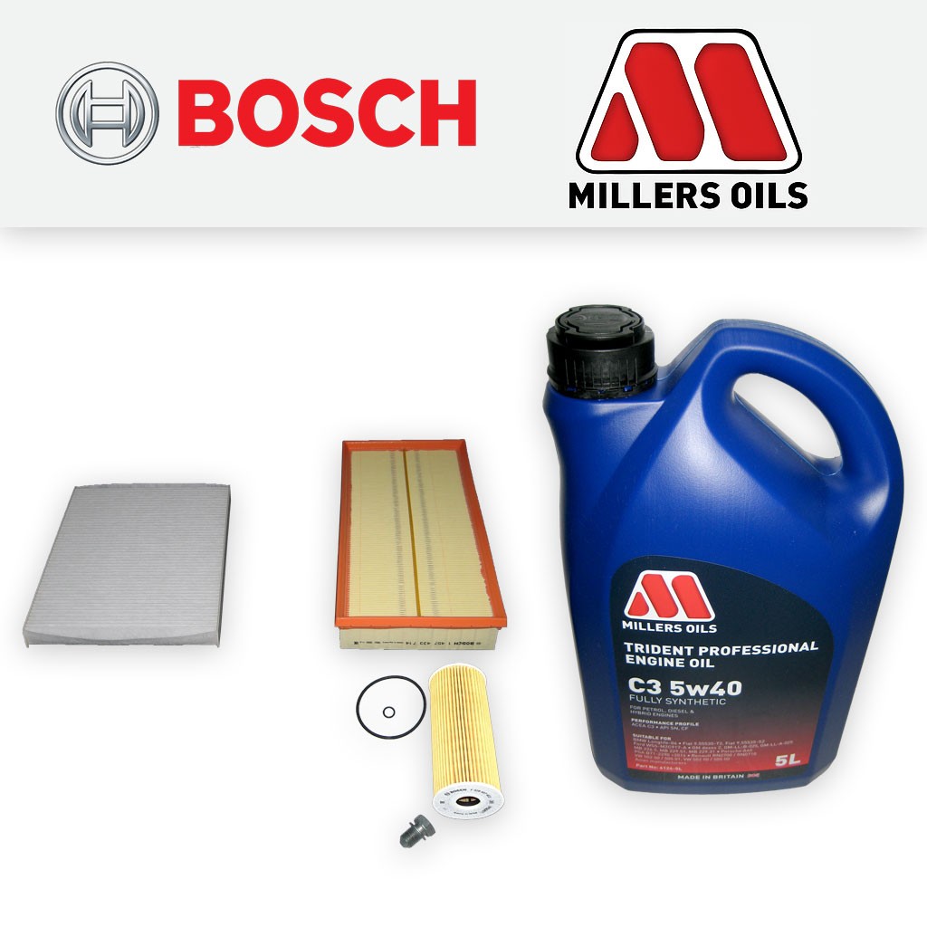 SERVICE KIT for SEAT TOLEDO (1M) 1.9 TDI OIL AIR CABIN FILTER+5L OIL (1998-2006)