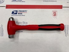 Brand New Snap-on Ball Peen 24oz Red Soft Grip Dead Blow Hammer Hbbd24 Brand New Snap-on Ball Peen 24oz Red Soft Grip Dead Blow Hammer Hbbd24