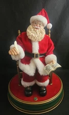 Vintage Telco Motionettes Talking Stand Up Santa Animated Christmas Figure READ