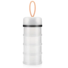 Portable Baby Formula Dispenser Stackable Non-Spill Powder Container Free