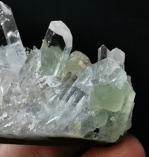 28g Natural Clear Green Spherical Prehnite Quartz Crystal Mineral Specimen - Imagen 16 de 19