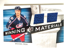 08 09 SPX WINNING MATERIALS GAME JERSEY MICHAEL PECA WM-MP