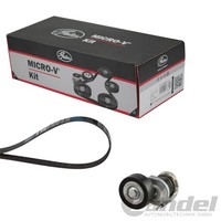 Gates Micro-V Kit KEILRIPPENRIEMEN-SATZ Passend FüR Seat Cordoba Ibiza Skoda