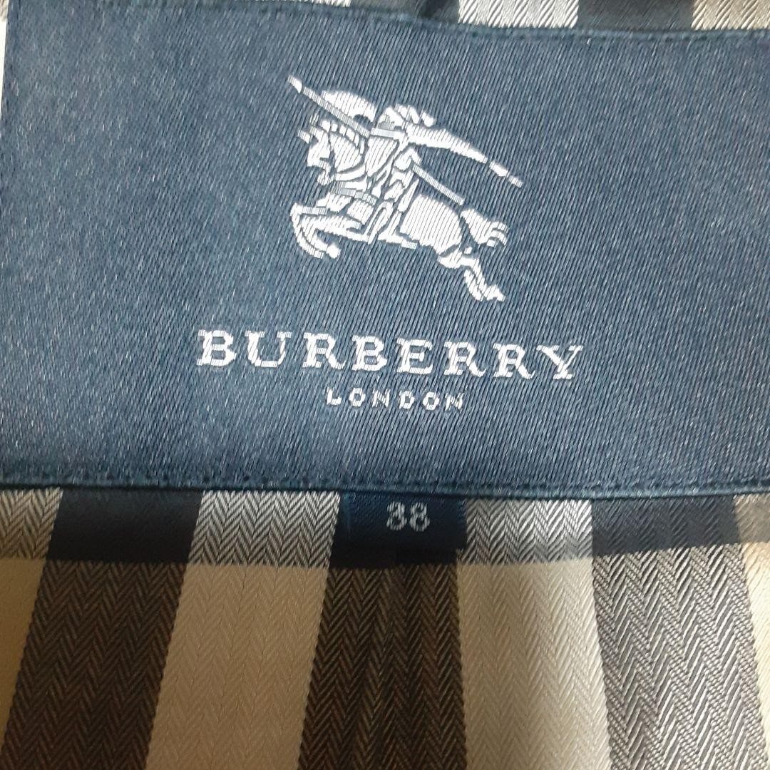 Burberry London Half-length Pea Coat Outerwear Dark Blue Wool Size 38 For Women thumbnail 23