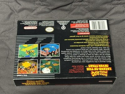 Super Mario RPG Legend of the 7 Stars * Reduced * Snes Box Only