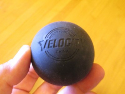 VELOCITY NCAA & NFHS SPECS LACROSSE BALL BLACK NEW UNUSED