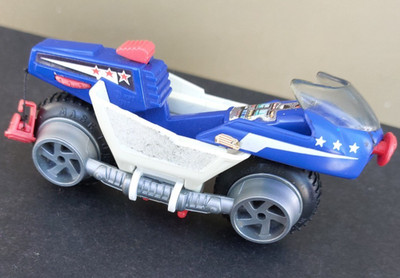 VINTAGE KENNER 1986 - MASKE M.A.S.K. BULLET BIKE - KOMPLETT - WINDSCHUTZSCHEIBE BESCHÄDIGT
