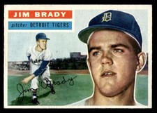 1956 Topps Baseball #126 Jim Brady NM *n2