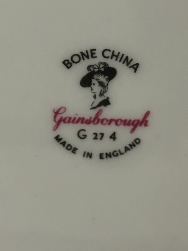 Gainsborough Bone China Set da tè per 6 - 18 pezzi floreale - Vintage Inghilterra - Foto 7 di 7