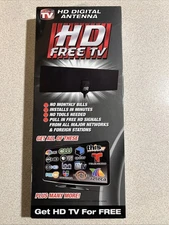 HD Digital Antenna HD Free TV Indoor Ready As Seen On TV NEW OPEN BOX