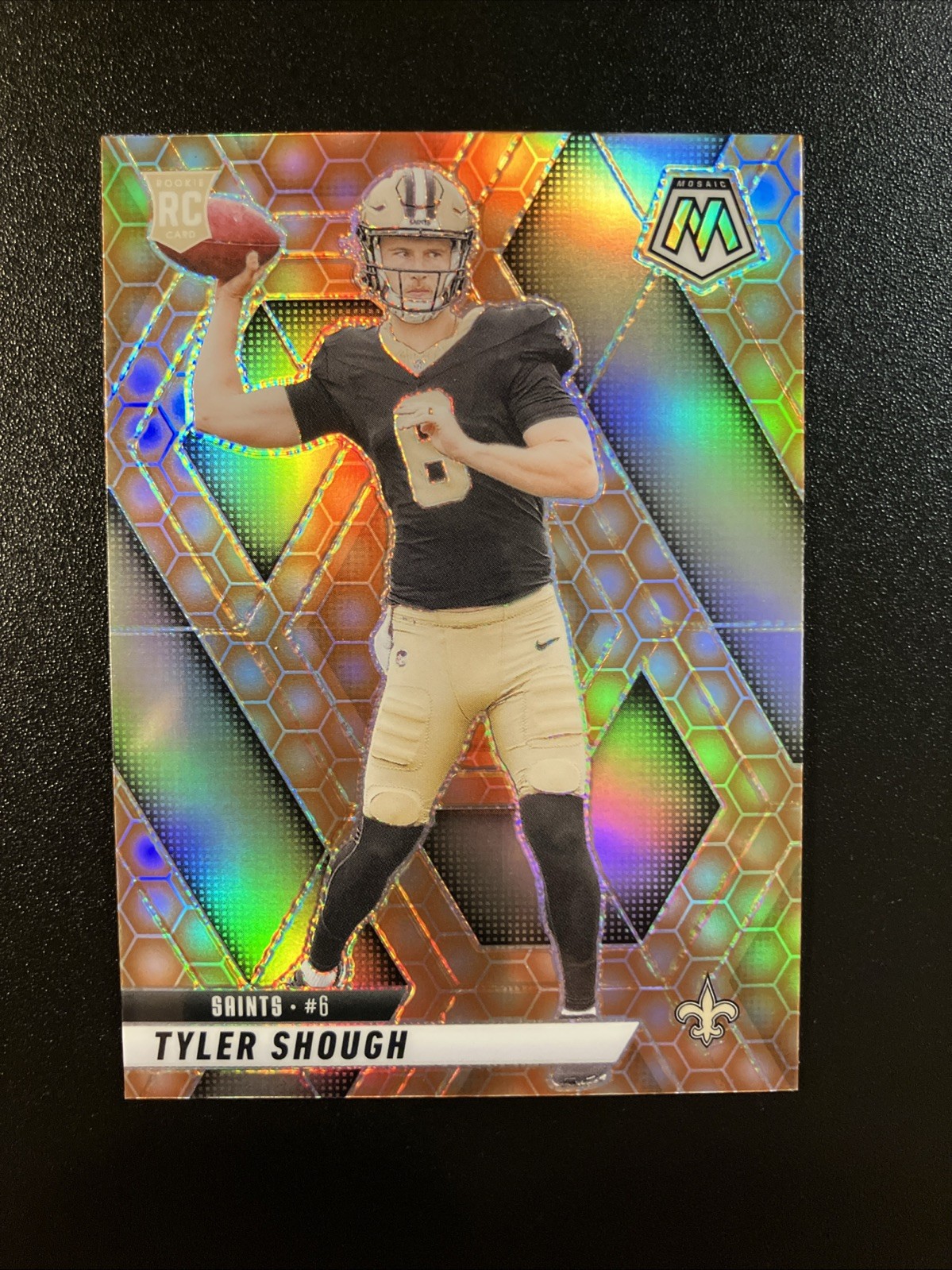 2025 Mosaic HONEYCOMB PRIZM Saints Tyler Shough RC Rookie Card #312