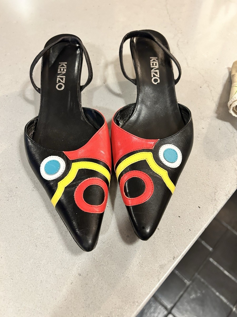 Kenzo Paris Kitten Heel Y2K In Perfect Condition Size 37. Never