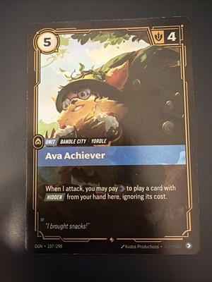 Ava Achiever OGN 107/298 Rare Riftbound League of Legends