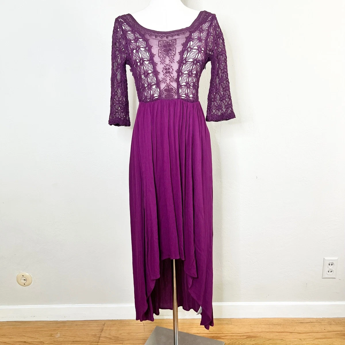 knee length dresses for ladies Free People Dream Weaver Maxi Dress  AH Collection