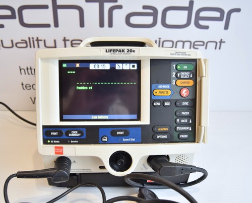 Physio-Control Lifepak 20e Monitor with Pacer Option (30 days return) - Picture 4 of 9