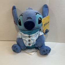 Disney Lilo  Stitch Hawaiian Shirt BLUE 9" Plush Stuffed Animal BRAND NEW