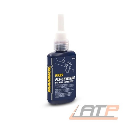 MANNOL 50 ml FIX-GEWINDE MITTELFEST SCHRAUBENSICHERUNG  -55 °C bis +150 °C