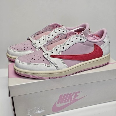 Air Jordan 1 Low Travis Scott - Sail Tropical Pink Size 7.5M/9W   IQ7604-101 DS