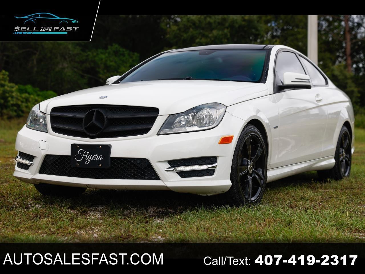 2012 Mercedes-Benz C-Class C250 2DR COUPE RWD