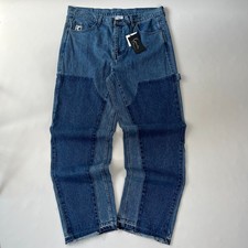 Karl Kani OG Ropa de Trabajo Suelta Jeans Azul Denim Pantalones Ropa de Calle Para Hombre Talla 38