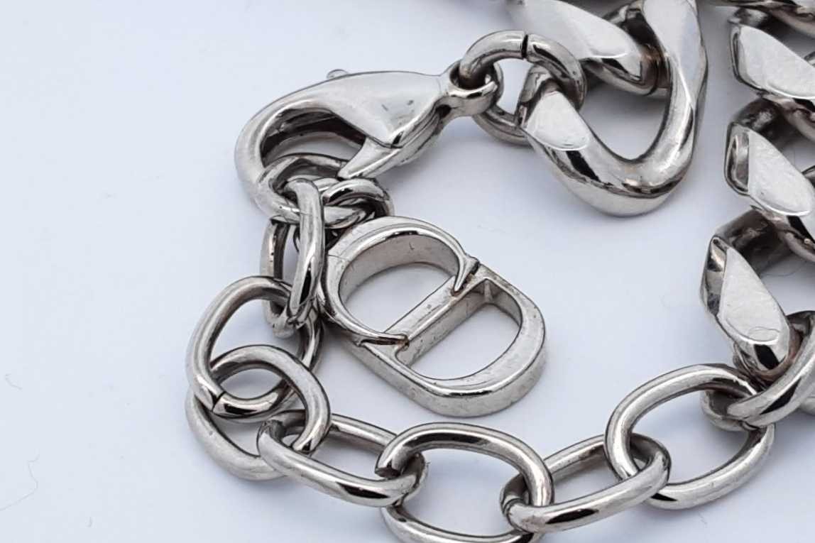 Christian Dior Dio(r)evolution Chain Link Bracelet 37.2g 9.5 Inch