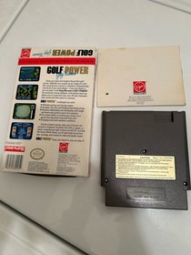 NES Greg Norman GOLF POWER Gem Complete CIB Box Game Nintendo