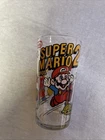 Vintage 1989 Super MARIO Bros 2 Nintendo NES Era Promotional Glass Cup VGC