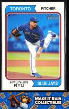 Hyun-Jin Ryu 2023 Topps Heritage #105 Toronto Blue Jays Baseball