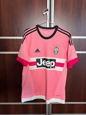 JUVENTUS 2015/2016 AWAY PINK FOOTBALL SOCCER SHIRT JERSEY NIKE