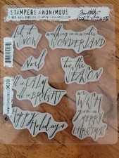 Stampers Anonymous Tim Holtz Handwritten Holidays 2 CMS209