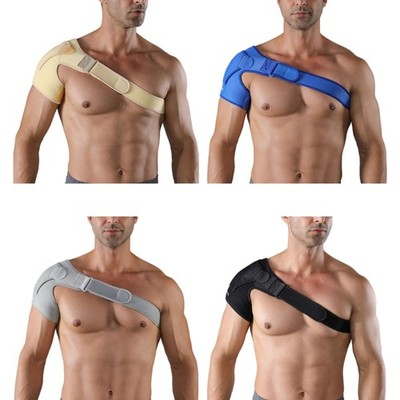 Adjustable Neoprene Shoulder Brace For Muscle Support During Training