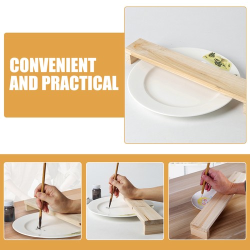 Wooden Handrest Support Board for Drawing Calligraphy Wrist Desk - 第 9/12 張圖片