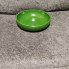 Mid Century Lazy Susan Center Bowl, Dark Green W/White Bottom — photo 3