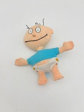 Vintage Rugrats Plush Tommy Pickles Baby BlueMini Stuffed Toy 6"