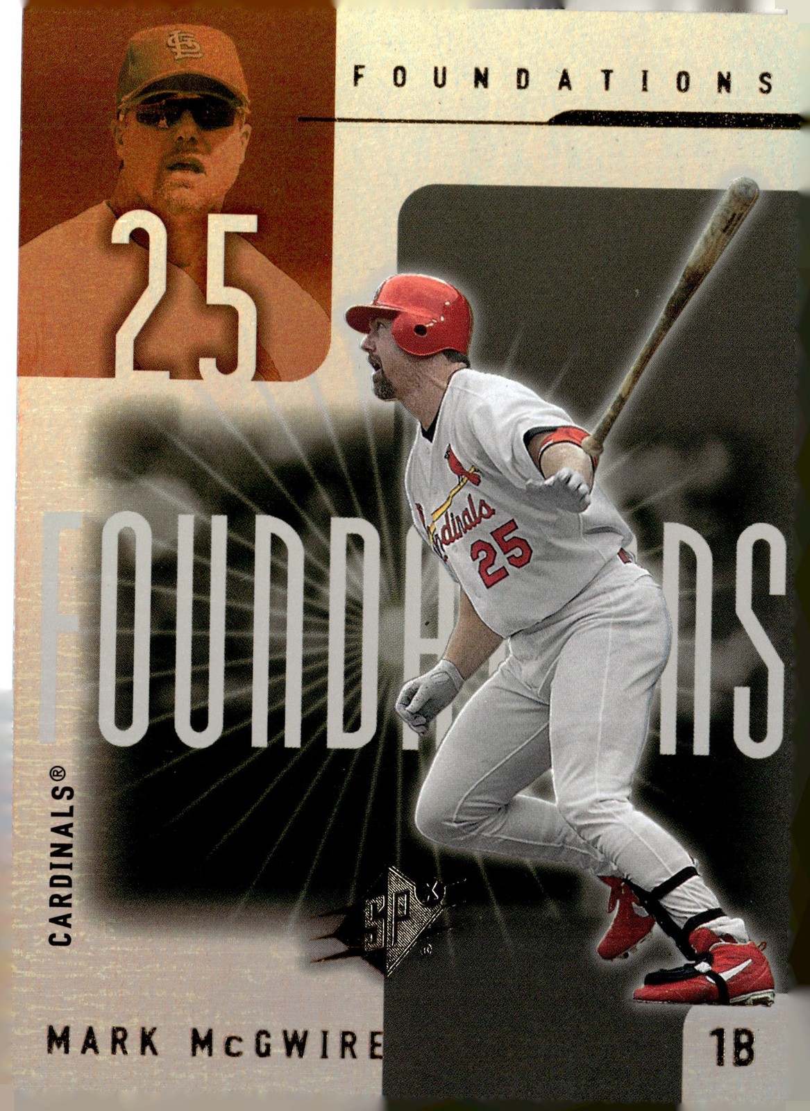2001 SPx #F1 Mark McGwire Foundations