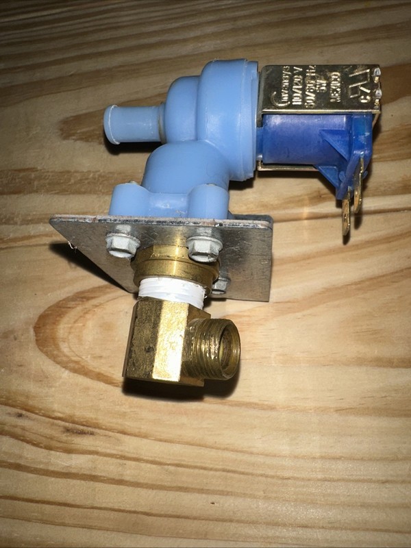 GE DISHWASHER INLET WATER VALVE W/SCREWS  PART WD15X10009