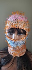 Knit Balaclava   Ski Mask Beanie   Y2K Avant Garde Unisex