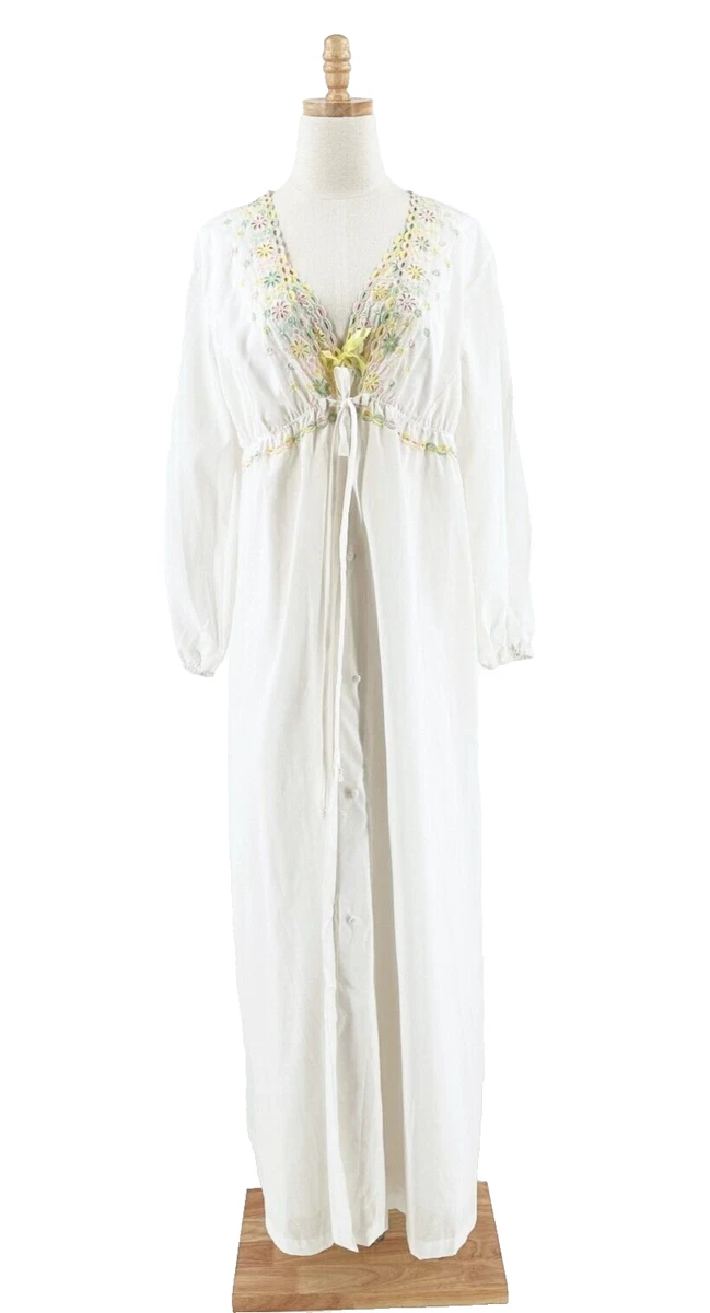 Cotton White 1970s Vintage Sleepwear & Robes for Women for sale | eBay