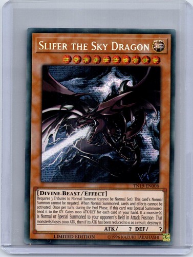 Slifer the Sky Dragon TN19-EN008 YuGiOh 2019 Gold Sarcophagus Tin card