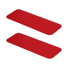 2Pcs 14x5 Inch Felt Base Shaper Bag Bottom Shaper Pad, Red